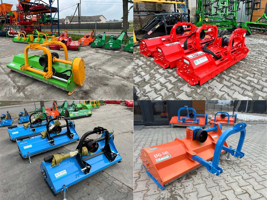 Kosiarka bijakowa 1.2 - 1.6 - 2.4m młotek 700g POLSKA mulczer Lisicki