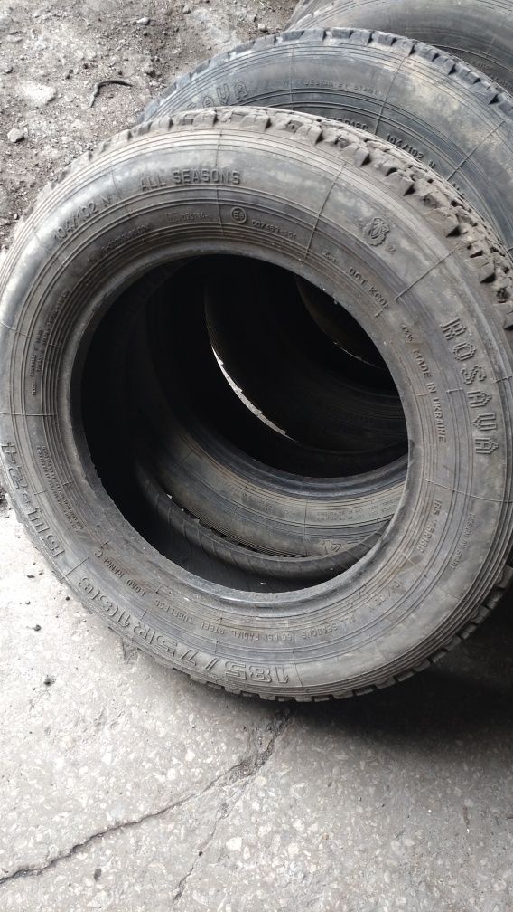 Шини 185/75R16C б/у