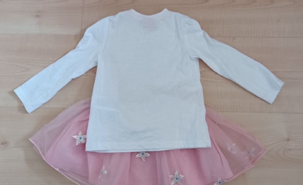 Komplet dla dziewczynki Barbie z sukienką 86