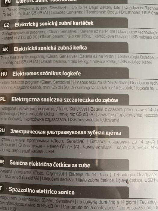 Szczoteczka soniczna do zebow Sencor