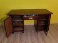 Duże stare  biurko po renowacji