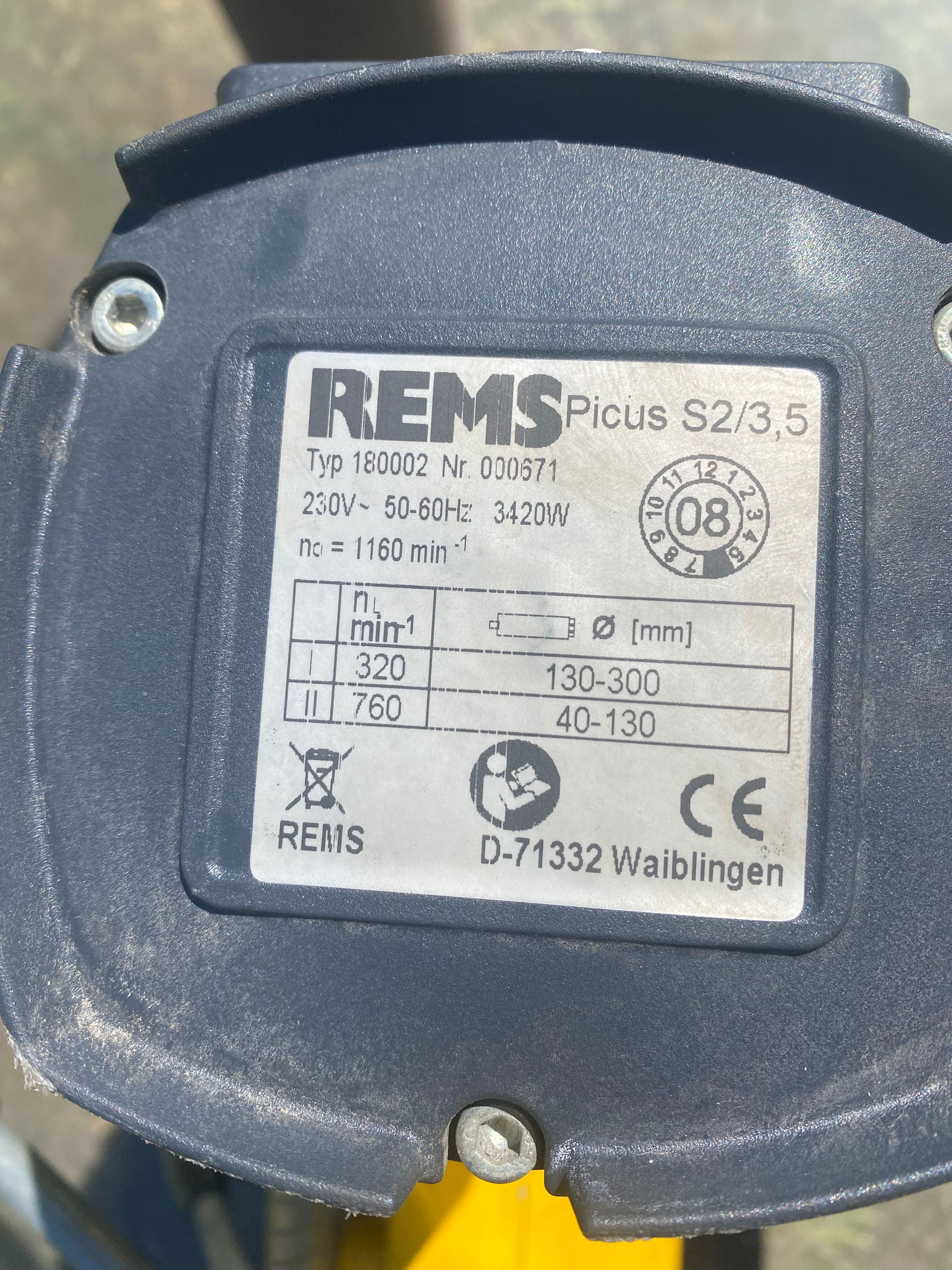 Wiertnica diamentowa Rems Picus S2/3,5