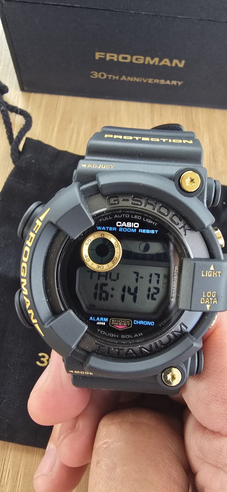 Gshock Frogman GW-8230B-9AER Titanium 30th