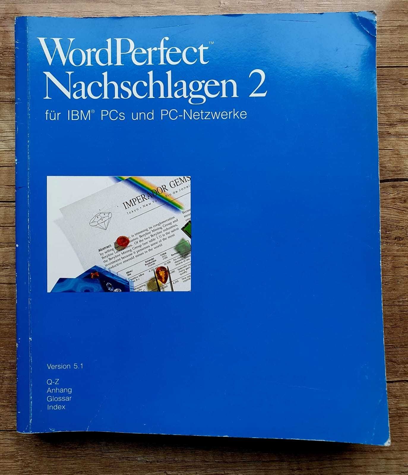 Instrukcja niemiecka prezent WordPerfect Apple