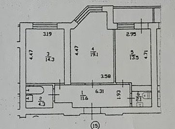 Шикарна двокімнатна квартира у Дніпровському районі від власника