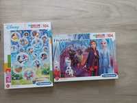 Zestaw puzzli 104 elementy Disney Frozen Kraina Lodu