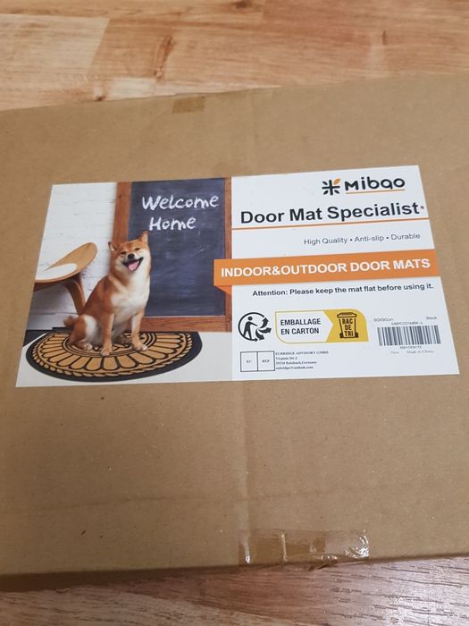 Wycieraczka do drzwi antypoślizgowe 60x90 prostokątna nowa
