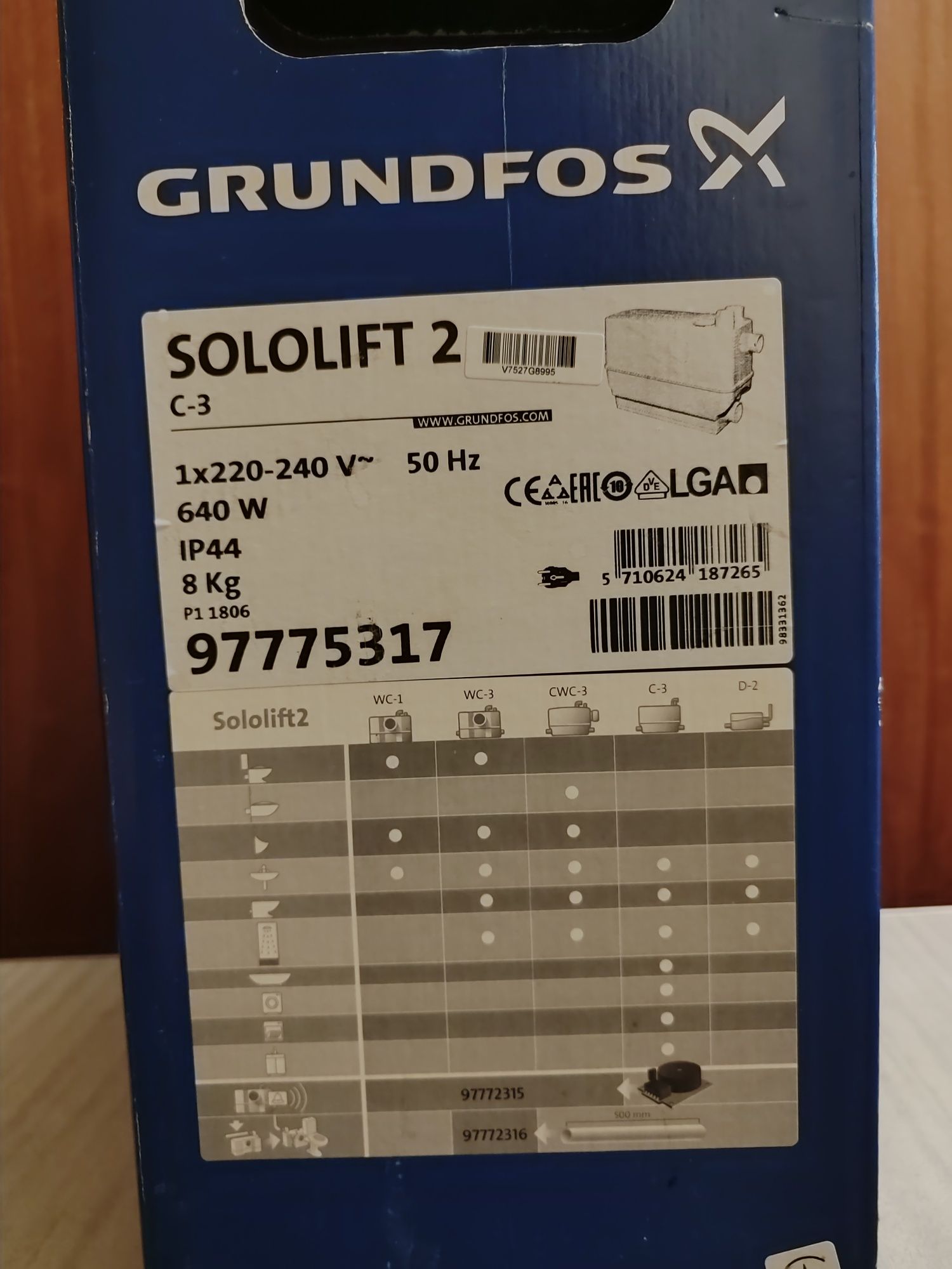 Продам Grundfos Sololift 2