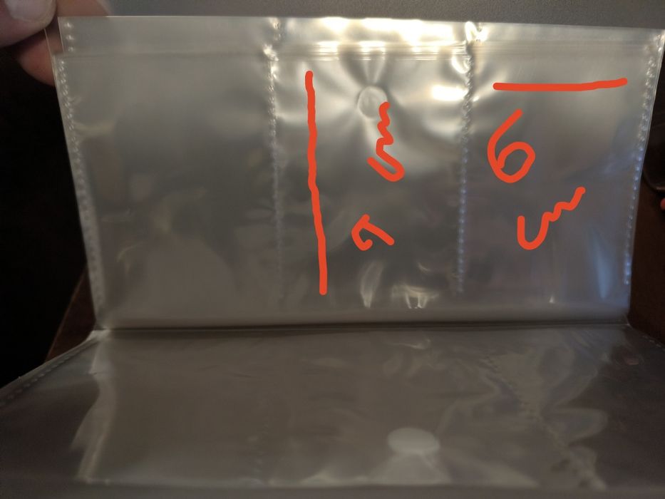 Álbum de fotos pequenas ou cromos