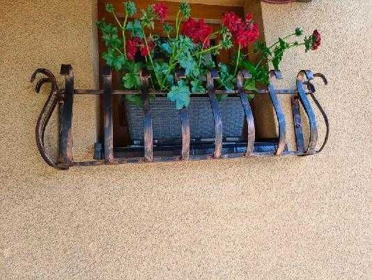 Kwietnik barierka płotek na parapet zewnętrzny wzór 0011