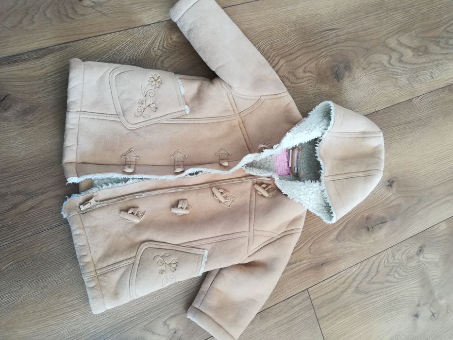 Kożuszek kurtka kożuch na zimę rozmiar 80