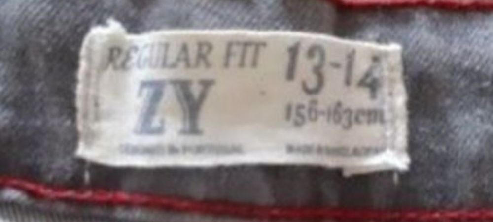 Calças de ganga Zippy de rapaz 13-14 anos