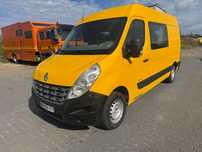 Renault Master 2011 r. 7osób Brygadówka KLIMATYZACJA L2H2  Dobel Doka Dubelkabina Dobelkabina Dubel