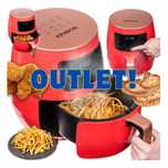 [OUTLET] Frytkownica 4,5L 1400W beztłuszczowa Linbox  CZERWONA
