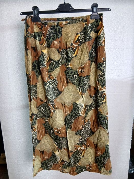 Saia senhora vintage multicolorida M