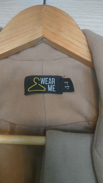 Пальто бежевое 44р