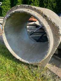 Krąg betonowy po budowie