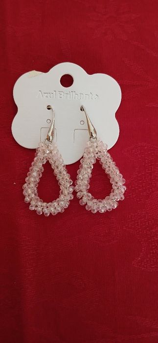Brincos rosa, novos