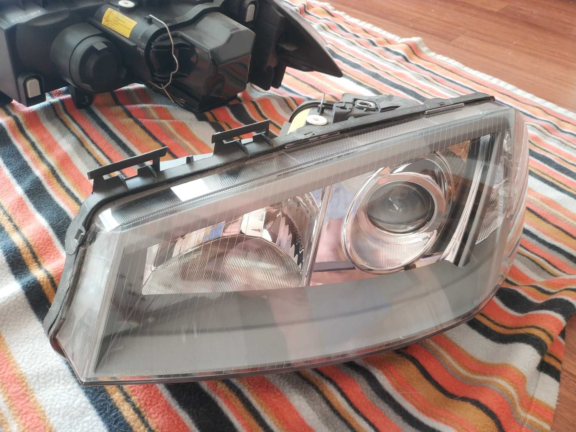 Komplet lamp ksenon xenon renault megane ii ph 1