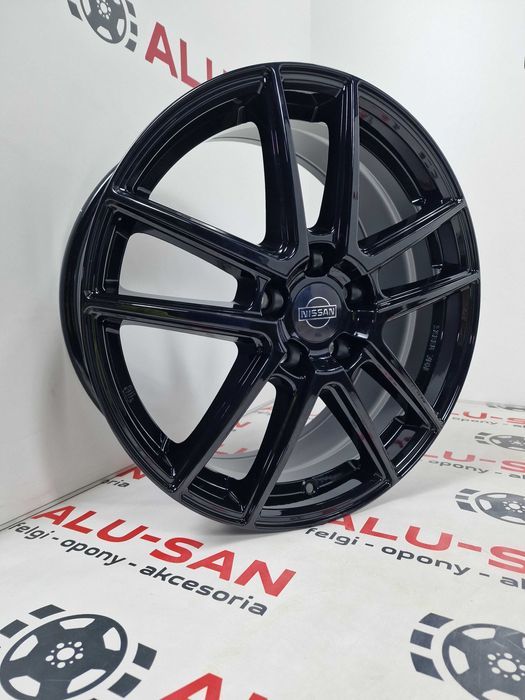 NOWE alufelgi NISSAN 18" 5x114,3 Juke Primera Qashqai - Czarne