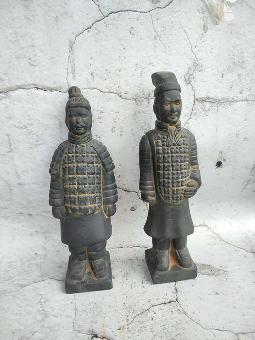 Ceramiczne  Figurki - Chiny - vintage - design