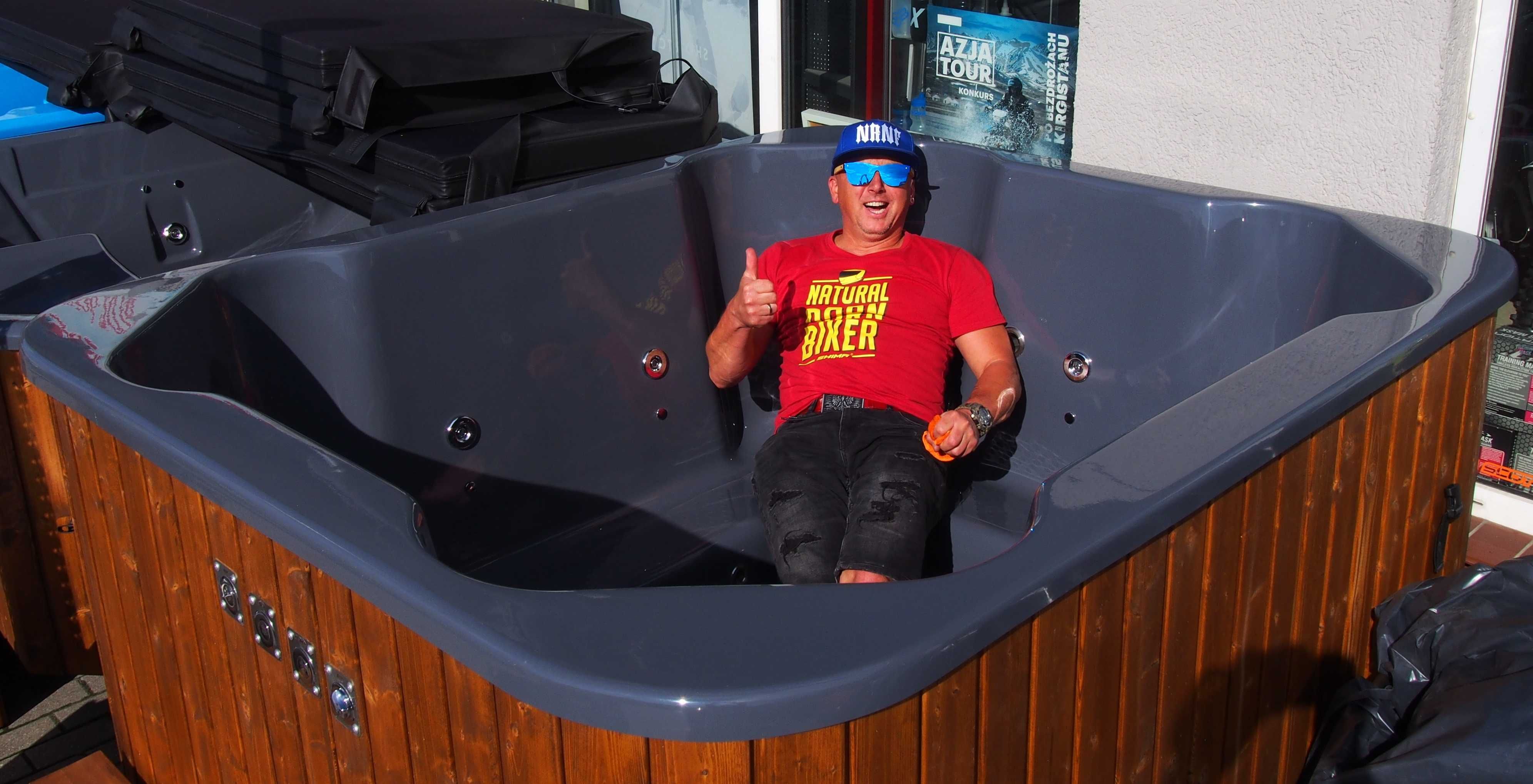 Balia ruska bania jacuzzi opalane drewnem 6-8 osób