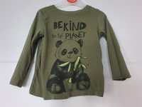 bluzka z długim rękawem 86 koszulka bluzeczka panda