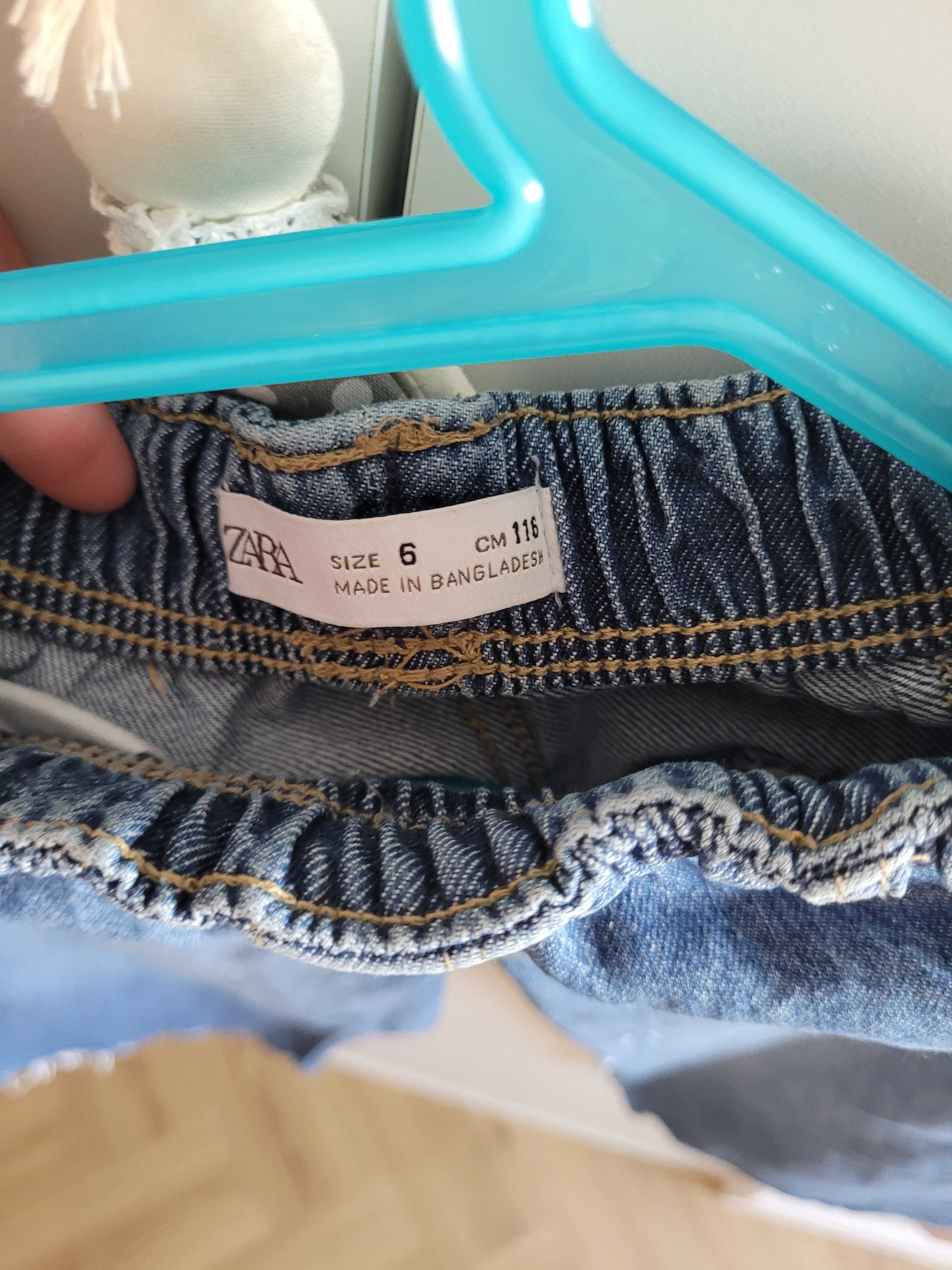Jeansy Zara rozm. 116
