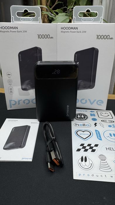 Стильний павербанк для Айфон Пруве Proove magnetic 10000 mah 20w