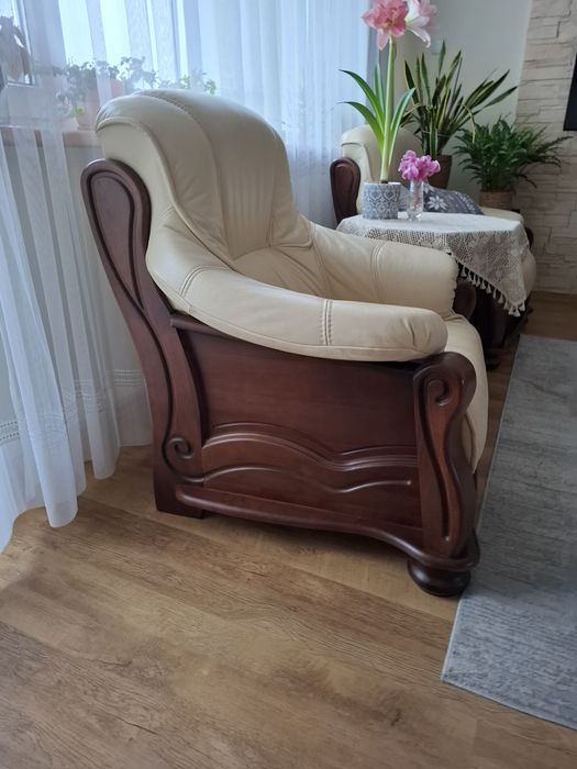 Meble fotele skora swarzedzkie 2 za 1000zl