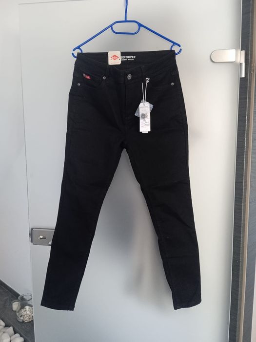 Spodnie damskie czarne Lee Cooper 30/28 NOWE