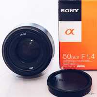 Sony Alpha A-Mount lens: Sony α 50mm f/1.4