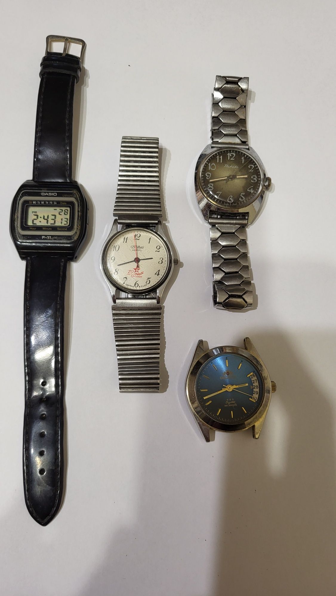 Часы Слава Casio Oreintex  Raketa .