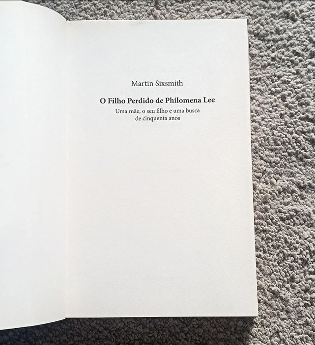 Livro: O filho perdido de Philomena Lee