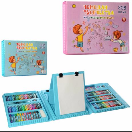 Дитячий творчий набір MK 4533 фломастери, олівці, фарби 41х30х6 см