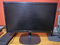 Monitor LG 22 całe, stan idealny, komplet
