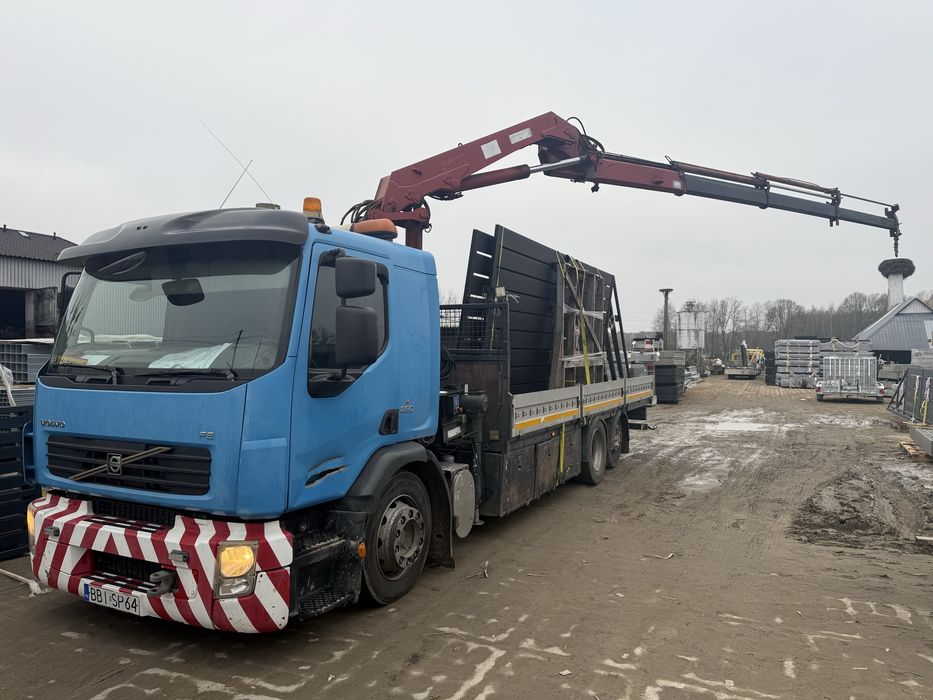 Volvo fe280 skrzynia + dzwig  HDS HMF (hiab palfinger ) na export