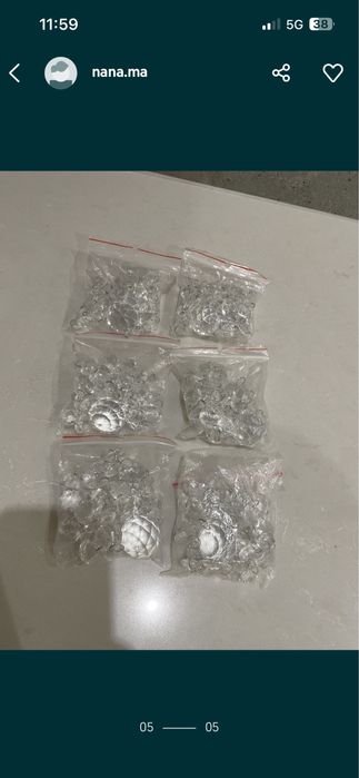 Girlanda krysztalowa 100 cm - 4 sztuki