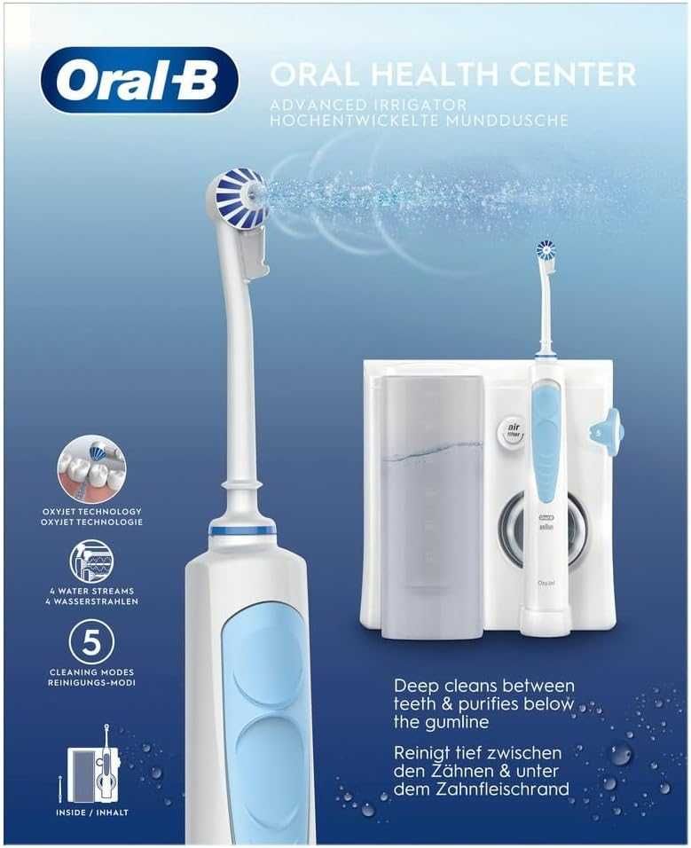 ORAL-B HEALTH CENTER irygator Oxyjet MD20 600ml 2x końcówka