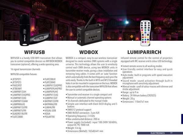 Приймачі-передавачі DMX WIFI WDBOX