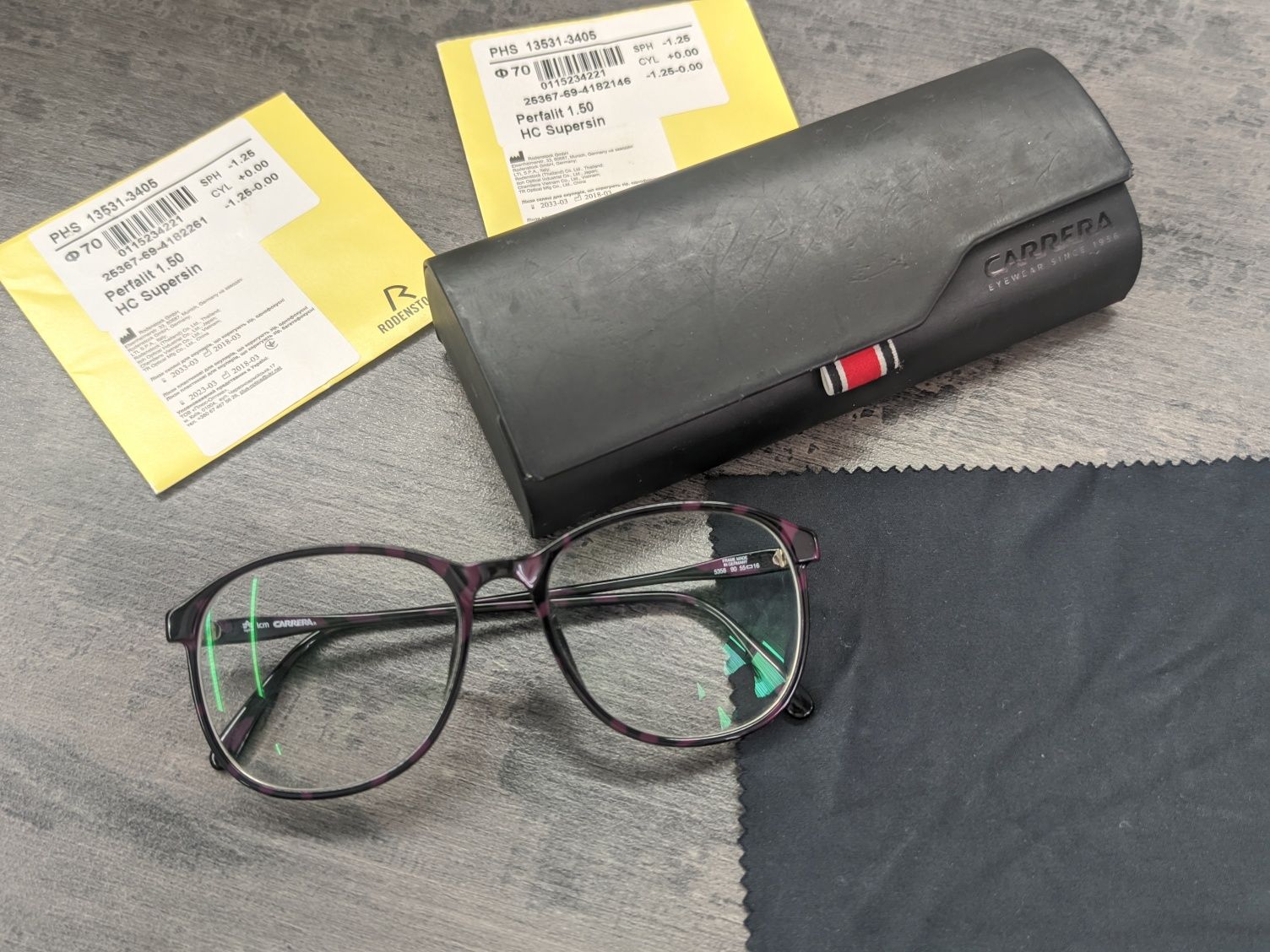 Оригинал очки оправа Carrera 5358 90 диоптрия стекла -1,25