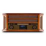 Retro radio Auna Belle Epoque 1908 z gramofonem