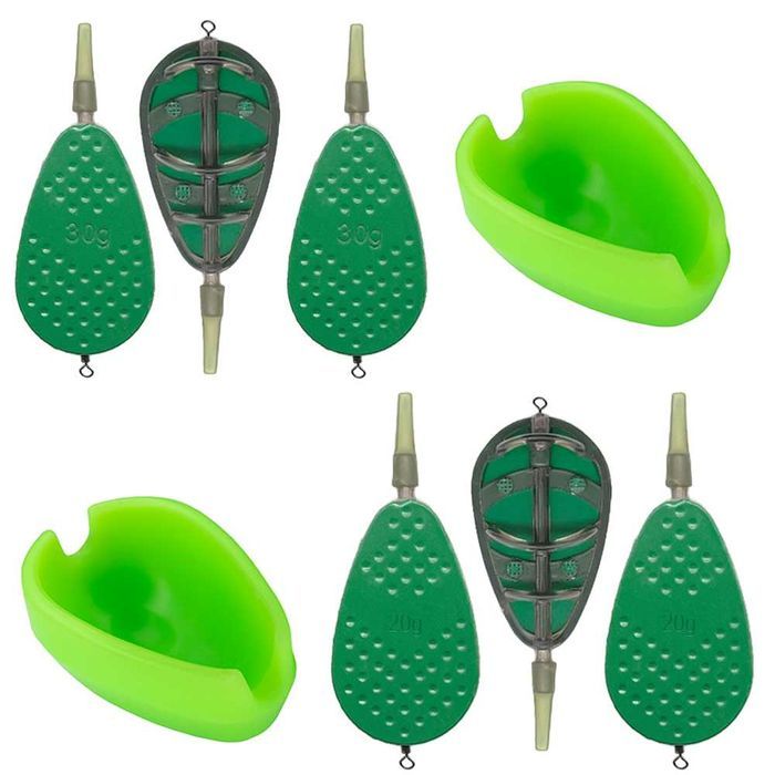 Zestaw koszy zanętowych Metoda Sahido MF BAIT BASKET SET 6+2 20/30G