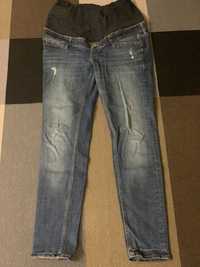 Spodnie ciążowe jeansowe h&m skinny roz 38