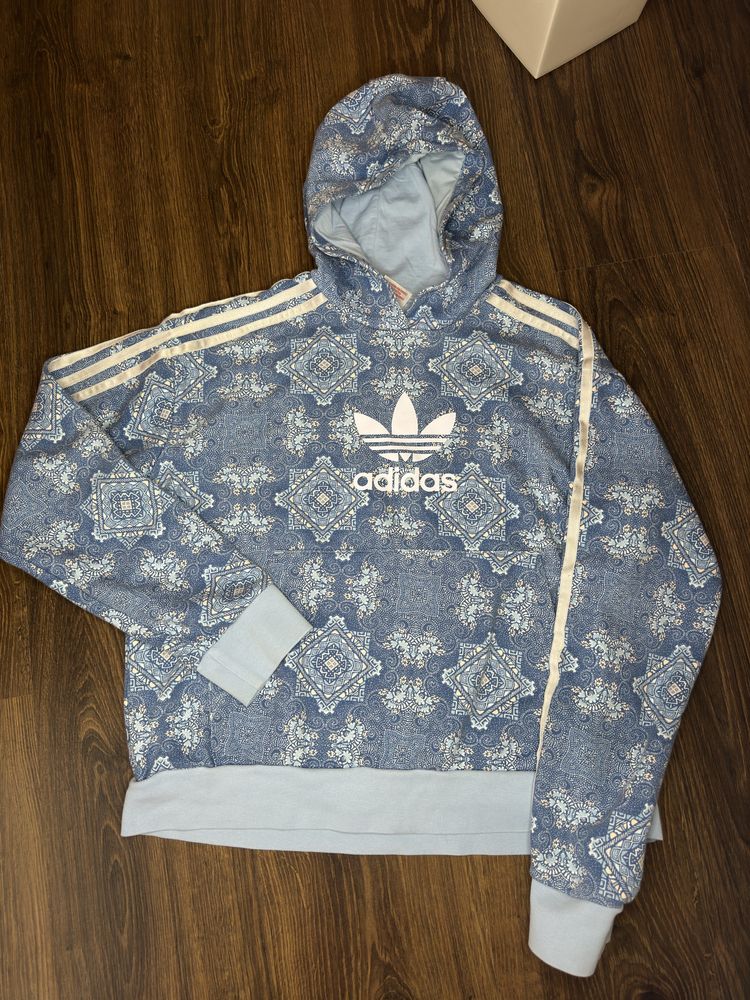 Худі Adidas блакитна