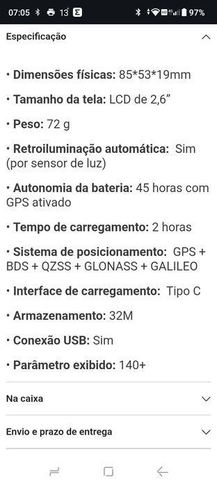 GPS coospo cs500