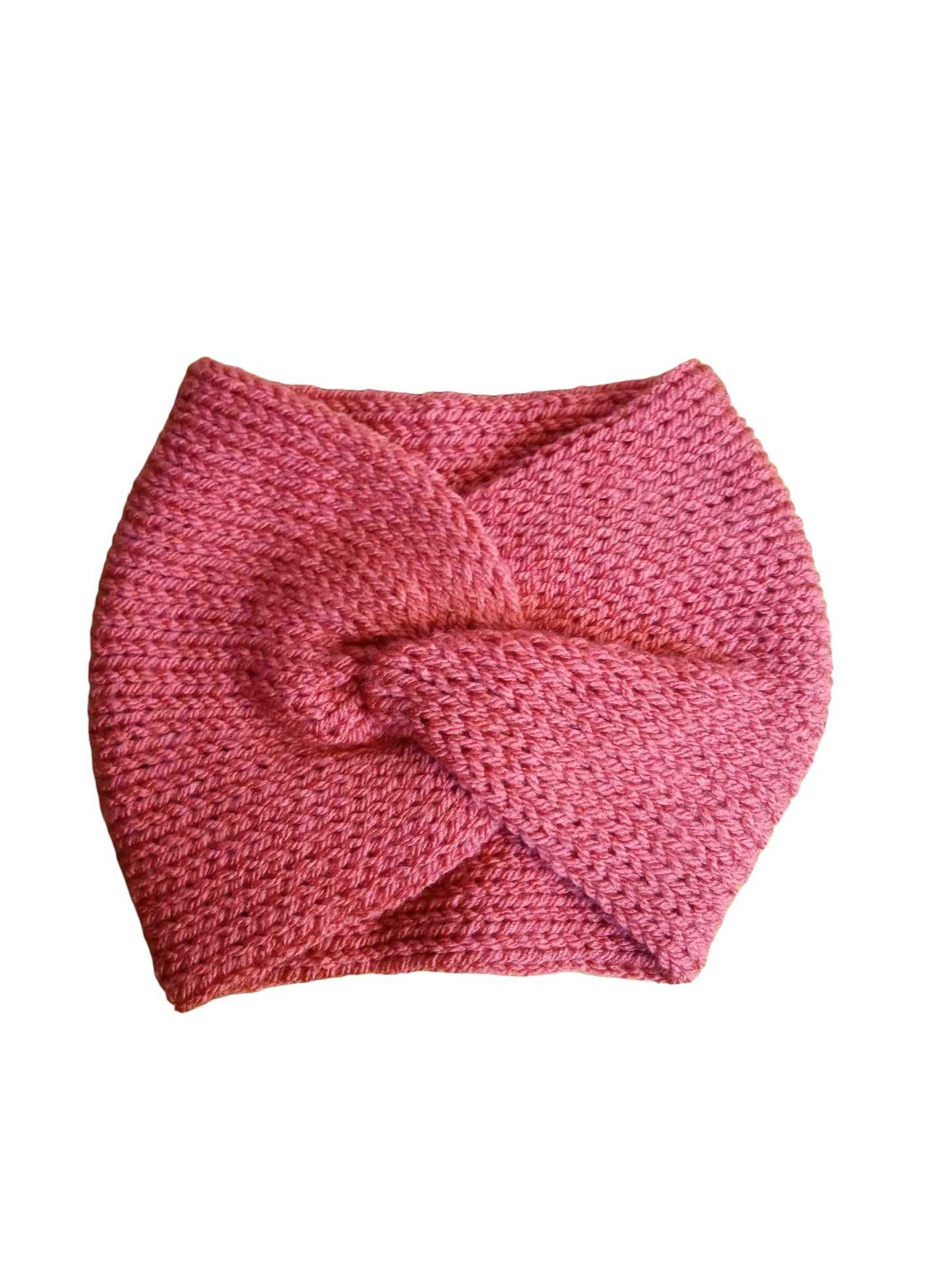 Opaska Handmade turban Węzeł szeroka Podwójna Jesień Zima Dwuwarstwowa