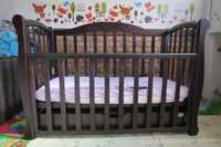 Детская кроватка Baby Dream с маятником + Матрас