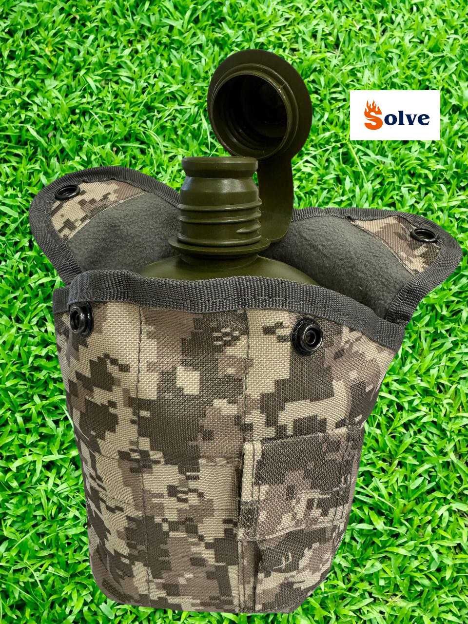 Фляга Solve NATO армейская  с чехлом 1 литр  Multicam KT6003906 тактич