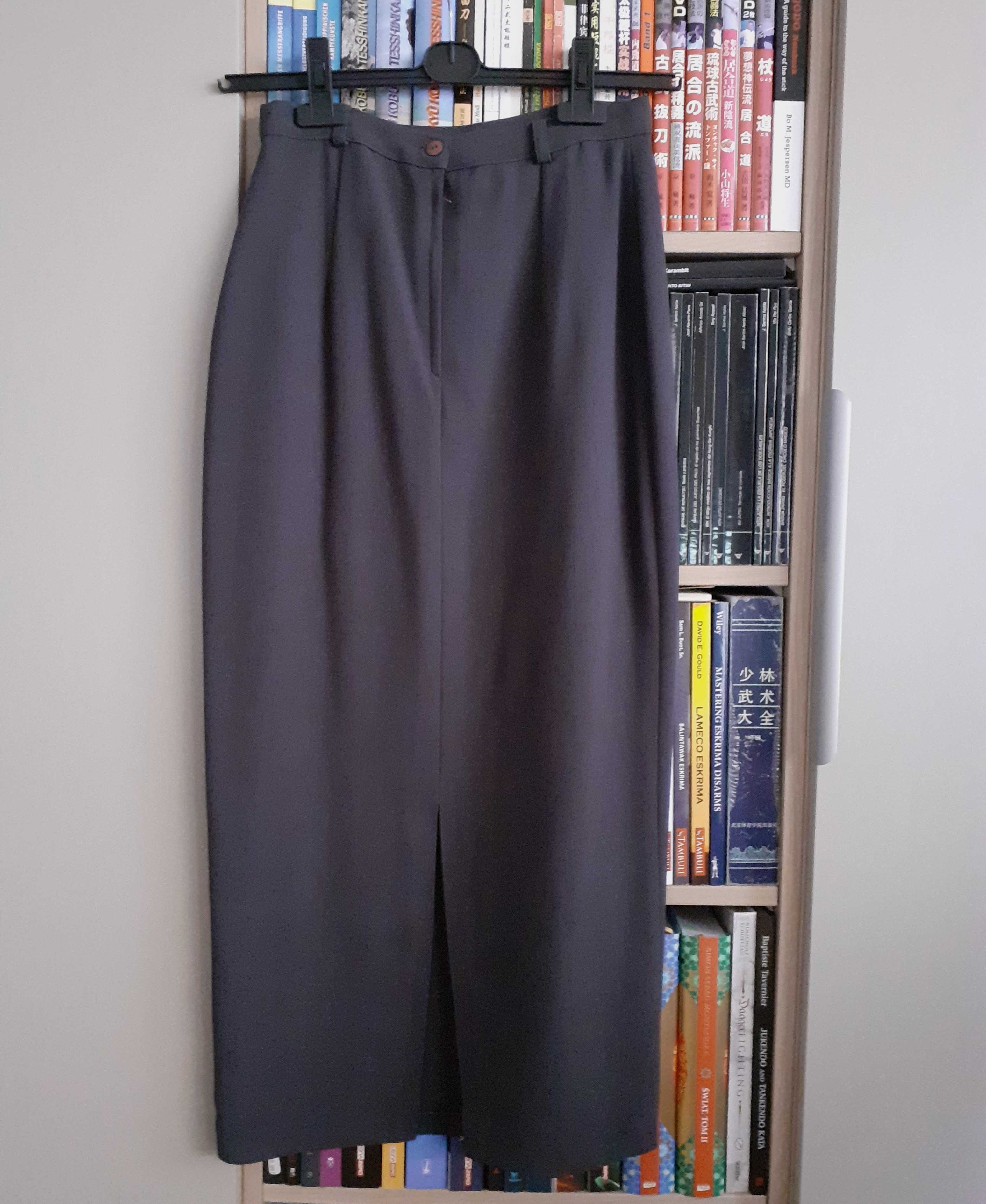 Spódnica ołówkowa maxi, brąz